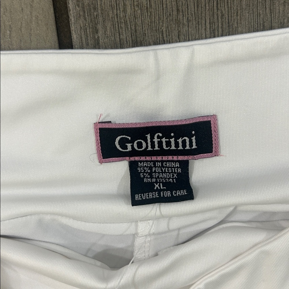 GOLFTINI Multicolor Stability Pull On A-Line Mini Skort - Picture 6 of 6